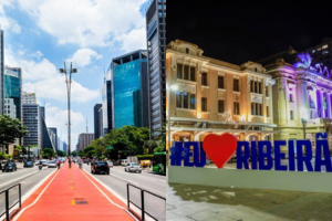 Fotos das cidades do Rio de Janeiro e São José do Rio Preto